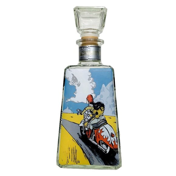 ESSENTIAL 1800 Ltd Ed EMPTY Bottle Artist LEE DEVITO - Open Road 0012/1800 EUC - Picture 1 of 7